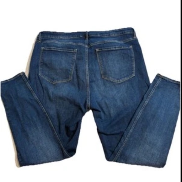 Old Navy Size 18 Rockstar Super Skinny Jeans Stretch Dark Wash - Picture 4 of 6